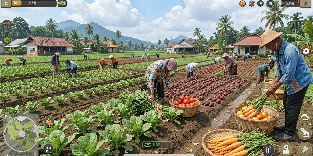 Beragam karakter unik yang bisa dipilih dalam permainan.