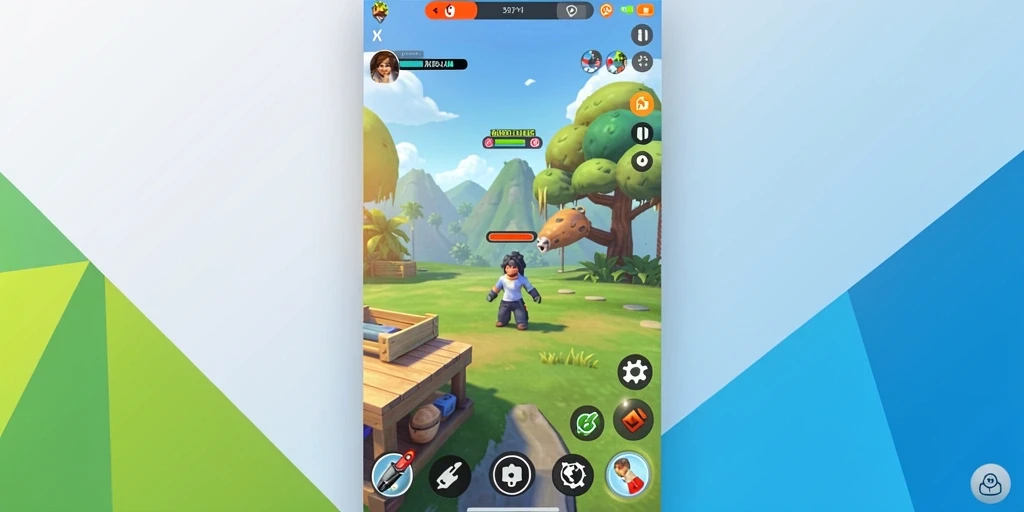 Screenshot memperlihatkan fitur sosial yang memungkinkan interaksi antar pemain.