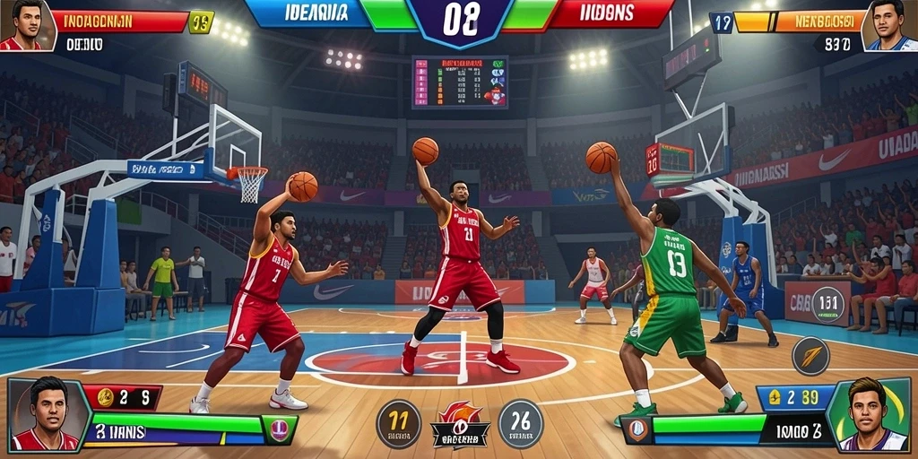 Cuplikan dari mode multiplayer yang penuh aksi.